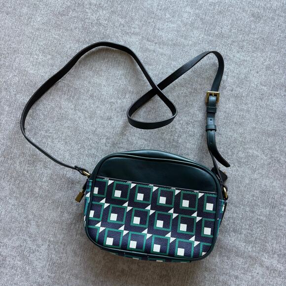 J.Crew Leather Crossbody Handbag - Picture 1 of 5